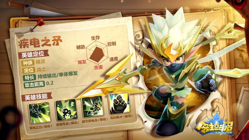 领主总动员疾电之矛介绍 疾电之矛技能解析