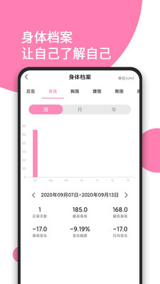 日常体重记录截图