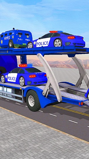 警察运输卡车3D截图