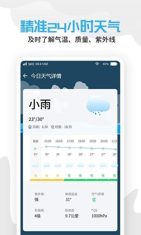 天气老黄历截图