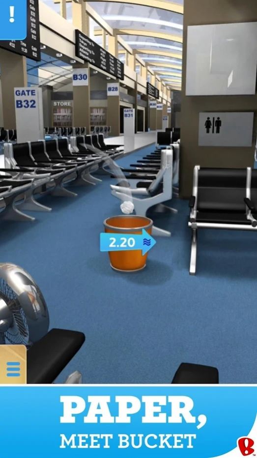 扔纸3D截图
