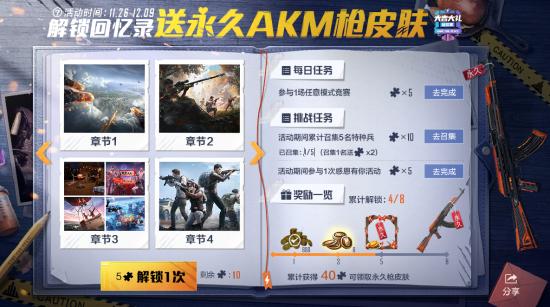 免费领永久AKM枪皮肤 战神特种兵直呼内行