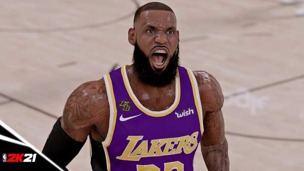 《NBA 2K21》新赛季模拟结果 湖人总冠军，詹姆斯FMVP