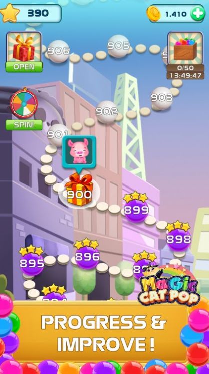 魔法猫流行乐泡泡龙传奇2021