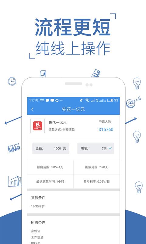 美借贷款2021截图