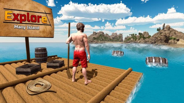 木筏生存岛模拟器