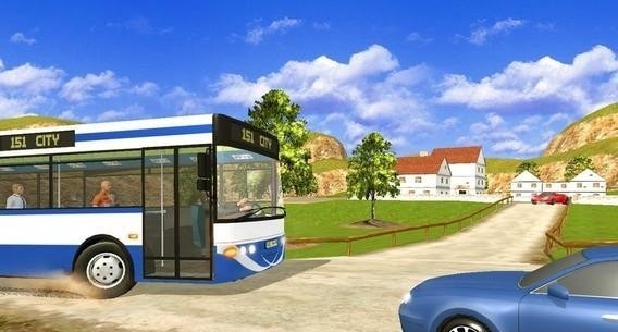 城市豪华旅游巴士3D