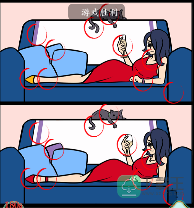 疯狂梗传美女找不同3攻略