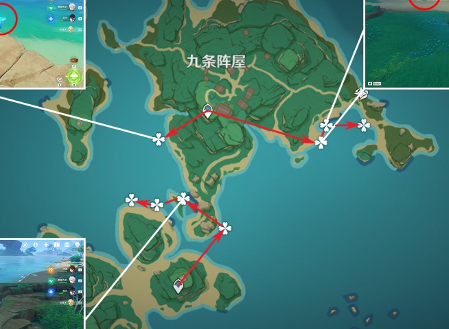 原神海灵芝收集路线图 海灵芝收集路线分享
