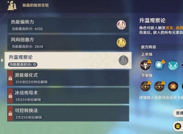原神振晶的复合实验升温观察论怎么过 振晶的复合实验第三天通关攻略