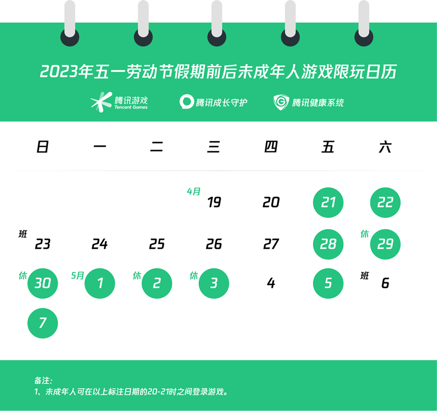 王者荣耀五一劳动节未成年能玩几个小时 2023劳动节健康系统游戏时间