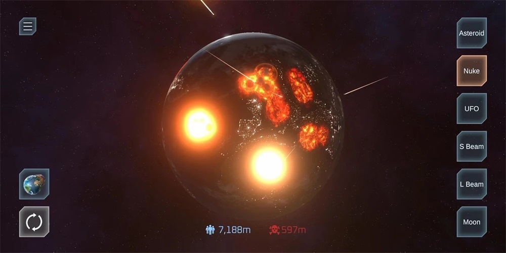 地球爆炸模拟