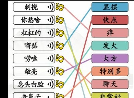 汉字找茬王连线东北玩法技巧 连线东北怎么通关