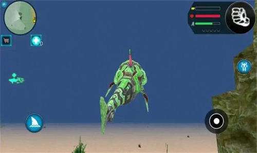 超级鲨鱼变形机器人游戏