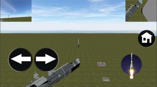 火箭降落模拟器截图